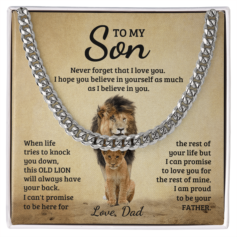 Never Forget - Cuban Link Chain