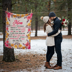 Mom You Will My Love In It – Coral Fleece Blanket